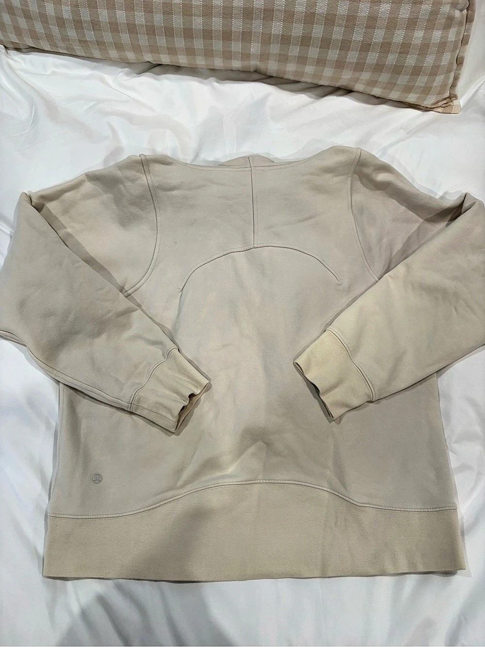 Lululemon Loungeful Hoodie Beige Sweatshirt